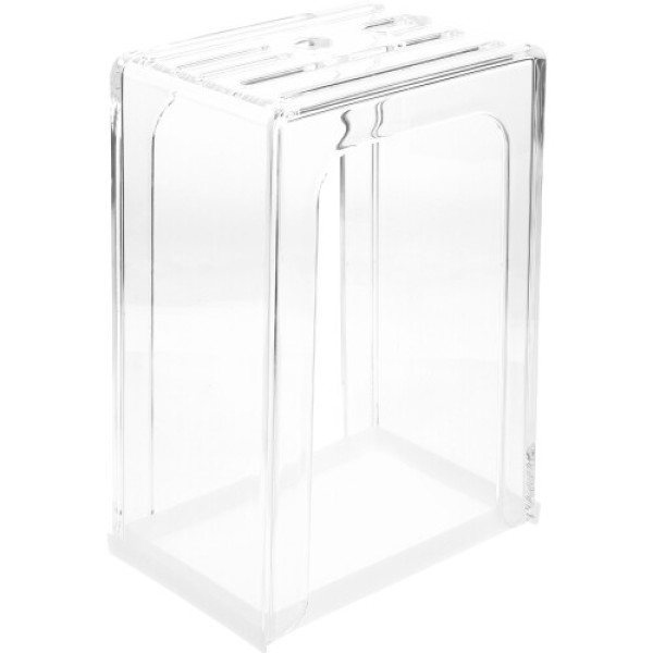 Set 3-Pot Acrylic Rak Pisau Dapur, Dasar dan Tempat Gunting