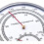 Termometer & Higrometer Ruang Sauna - Termometer & Higrometer Analog Dalam Ruangan dengan Skala Fahrenheit untuk Pengukuran Suhu yang Akurat