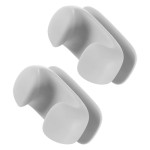 10-Piece Silicone Spoon Holder Wall-Mounted Kitchen Rack