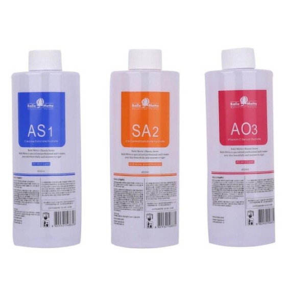 3本セット 1200ml AS1 SA2 AO3 保湿肌再生セラム、水光再生デバイスに適用、ディープクレンジングスキンケア