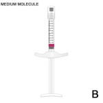 （B）小分子ヒアルロン酸フィラー、唇/鼻/頬、交差結合ヒアルロン酸、唇部