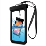 Casing Ponsel Tahan Air Tas Kedap Air dengan Tali Gantung untuk Smartphone – Kompatibel dengan Samsung, iPhone 11, XS Max, XR, S10. Cocok untuk Pantai, Berenang, Memancing, Mendaki, dan Berselancar.