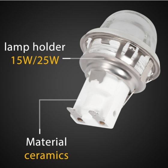 E14 オーブンランプホルダー ベーキング 15W/25W 照明ランプホルダー