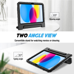 ProCase Kids Case for iPad 10th Gen 10.9 2022 - Pencil Holder, Shockproof, Lightweight, Stand & Convertible Handle, Model PC-08363771