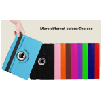 (iPad 10.2 (2020) 8th Gen, Sky Blue) Leather 360° Rotating Smart Stand Case Cover for Apple iPad 10.2 inch 9th, 8th, 7th Generation 2020, 2019, for New iPad 2021