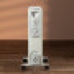 Radiator Minyak Daewoo 11-Fin 2500W untuk Ruangan Besar, Portabel dengan Termostat