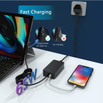 Charger Surface Pro 65W yang Kompatibel dengan Microsoft Surface Pro 9/8/X/7/7+/6/5, Surface Book 3/2/1, Surface Laptop 5/4/3/2/1, Surface Studio, dan Surface Go Tablet. Mendukung semua perangkat.