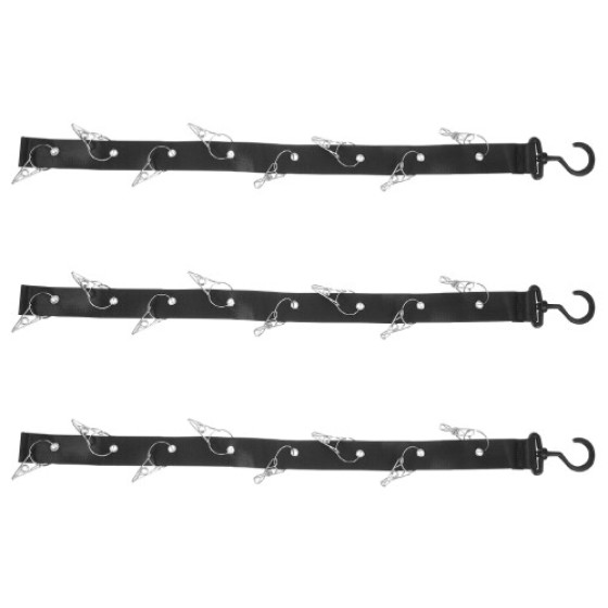 12 pcs Rak Topi Baseball yang Dapat Disesuaikan untuk Pintu Dinding Lemari