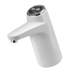 (Putih) Dispenser Pompa Air Listrik Otomatis Pengisian USB yang Praktis untuk