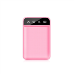 (Pink) 20000mAh Power Bank Phone Charger External Battery
