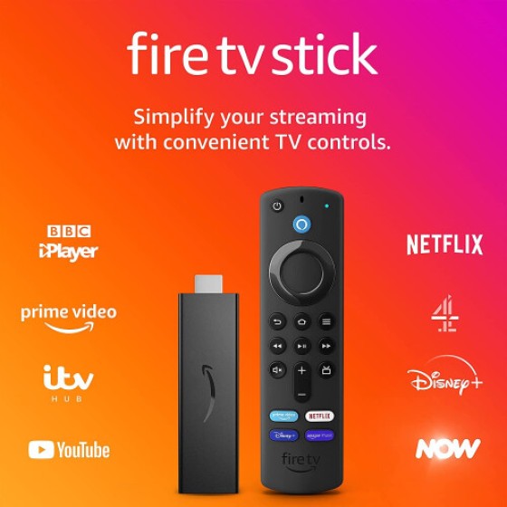Fire TV Stick dengan Remote Suara Alexa (Termasuk Fungsi Kontrol TV) | Perangkat Streaming HD