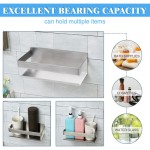 Rak Dapur Stainless Steel Dinding (Perak, 1 Set)