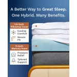 Viscosoft 4 Inci Topper Kasur Queen - Dibuat di AS - Serene Lux Kasur Dua Lapisan