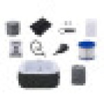 AREBOS Inflatable Hot Tub | Indoor/Outdoor Spa Pool 2400W | 4-Person | 154x154 cm | 100 Massage Jets | Heating | 600L | With Cover