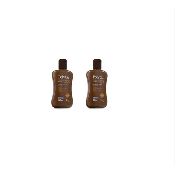 Polytar Shampo Tar Batu Bara Kulit Kepala 150ml - 2 Botol Pack