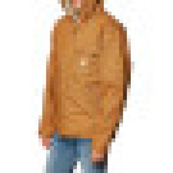 Carhartt Men's Loose-Fit Washed Canvas Sherpa Lined Jacket (Big Size) Work Coat in Carhartt Brown (US Size)