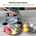 業務用ステンレス製野菜カッター（吸盤4個付き、スライス幅5mm）