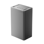 Kotak Kunci Waktu Logam, Kotak Ponsel dengan Timer, Wadah Pengaman dengan Pelepasan Waktu Otomatis (Hitam)