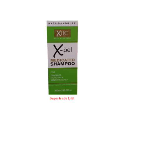 Xpel Medicinal Shampoo, for Dandruff, Psoriasis, Dry and Itchy Scalp - 300ml