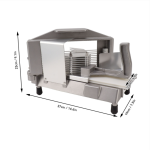 Pemotong Tomat Tahan Lama dengan Perangkat Pengaman & Pisau Baja Tahan Karat