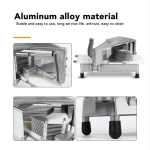 Pemotong Tomat Tahan Lama dengan Perangkat Pengaman & Pisau Baja Tahan Karat