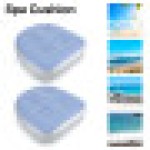 2 Kursi Spa Inflatable Peningkat untuk Bak Mandi Air Panas