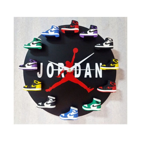 Jam Dinding Rumah 30cm AJ1-12, Jam Dial, Cocok untuk Ruang Tamu, Kamar Tidur, Kantor, Dekorasi Kafe, Bar (Yordania)