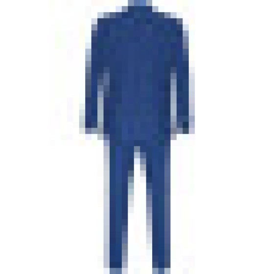 (50) Men's 4-Piece Blue Custom Wedding Suit