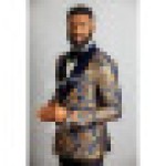 (5XL, Hitam) Setelan Jas Double-Breasted Gaya Terbaru dengan Desain Celana dan Jaket Pola Bunga Putih, Tuxedo Kerah Burgundy Pesta, Setelan Pengantin Pria