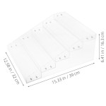 Kotak Penyimpanan Parfum Akrilik Dapur & Rumah (Transparan, 1 Buah)