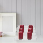 Kotak Penyimpanan Parfum Akrilik Dapur & Rumah (Transparan, 1 Buah)