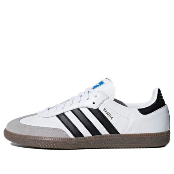 Adidas Samba OG 'White/Black Gum Sole' B75806 (UK10/EU44-2/3)