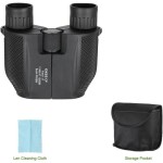 10x25 Compact Waterproof Binoculars, Suitable for Adults and Children, with Night Vision FMC Lenses, Ideal for Bird Watching, Travel, and Hunting