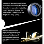 Teropong 20x50 Berdaya Tinggi dengan Fitur Night Vision Cahaya Rendah, Dirancang untuk Penggunaan Luar Ruangan