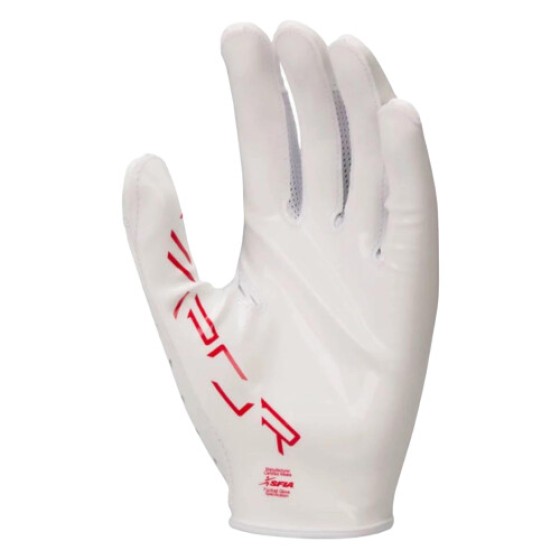 Nike Vapor Jet 8.0 Football Gloves White | White | Red Medium