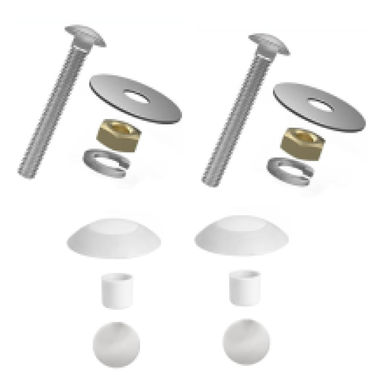 Diving Board Bolts and Installation Kit for Double-Hole Residential Swimming Pool Diving Boards