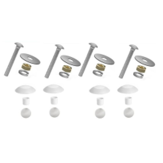 Diving Board Bolts and Installation Kit for Double-Hole Residential Swimming Pool Diving Boards