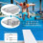 Diving Board Bolts and Installation Kit for Double-Hole Residential Swimming Pool Diving Boards