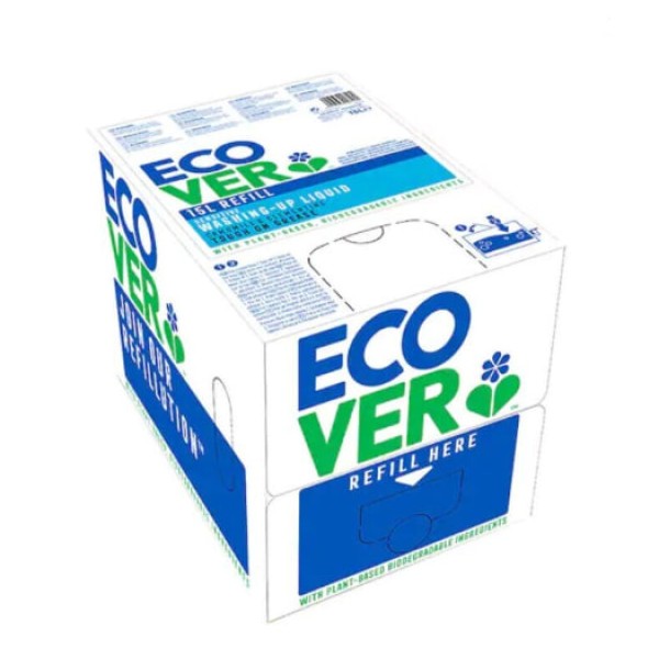 Ecover 食器用洗剤 カモミール＆クレメンタイン - 15L、植物由来・敏感肌にもやさしい皮膚科テスト済み