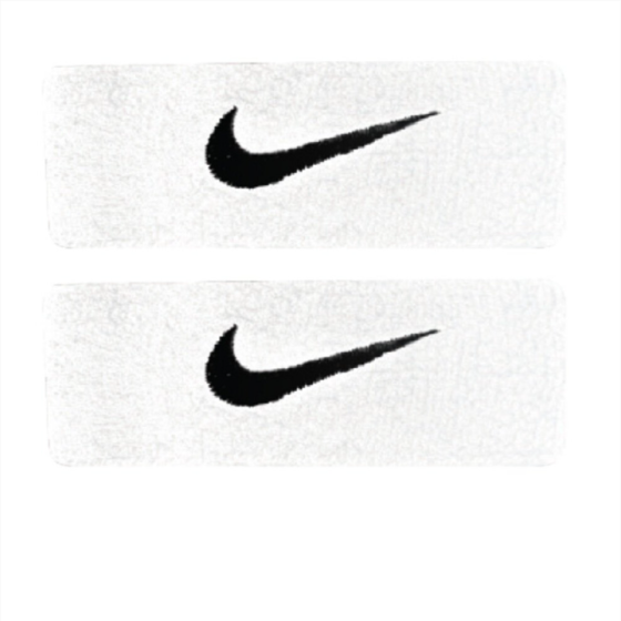 Nike Swoosh Arm Bands (White/Black OSFM)