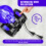 1500W シリンダー掃除機 HEPAフィルター付き ハードフロア、カーペット、車内、キッチン、寝室用 1.5L 17.0KPA