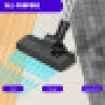 1500W シリンダー掃除機 HEPAフィルター付き ハードフロア、カーペット、車内、キッチン、寝室用 1.5L 17.0KPA