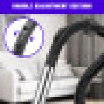 1500W シリンダー掃除機 HEPAフィルター付き ハードフロア、カーペット、車内、キッチン、寝室用 1.5L 17.0KPA