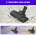 1500W シリンダー掃除機 HEPAフィルター付き ハードフロア、カーペット、車内、キッチン、寝室用 1.5L 17.0KPA