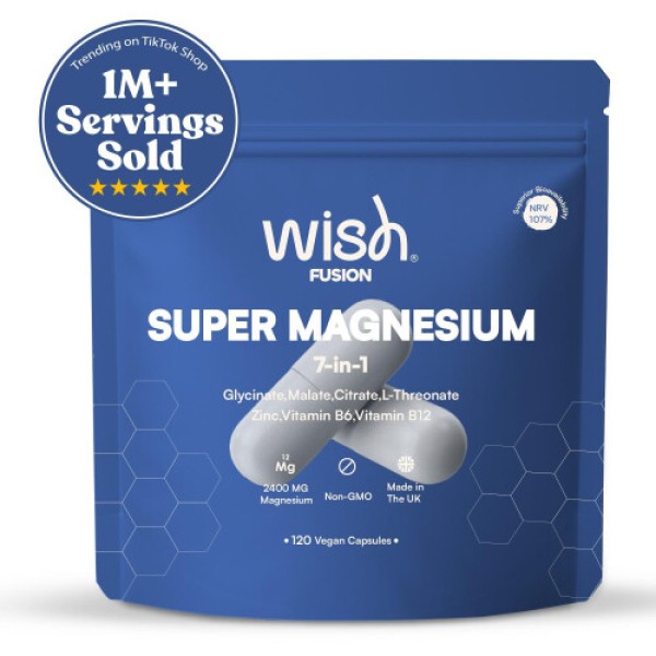 Magnesium Glycinate 2400mg - Relieves Stress, Improves Sleep, Strengthens Muscles, Promotes Metabolism