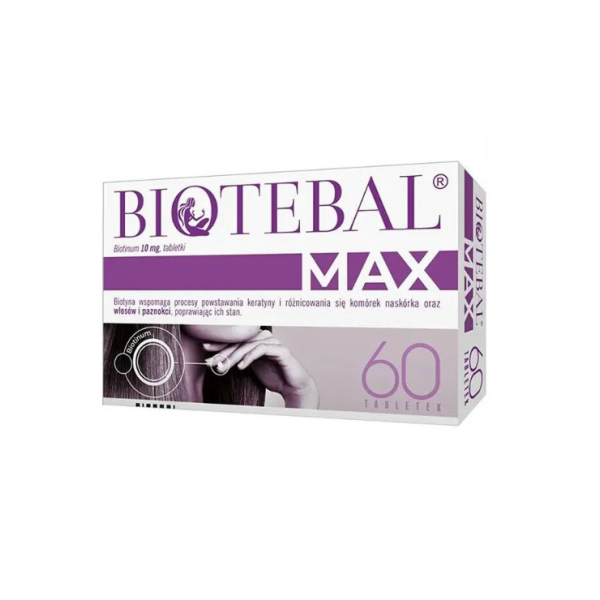 Biotebal Max 10mg, 60 Tablet, Rambut dan Kuku