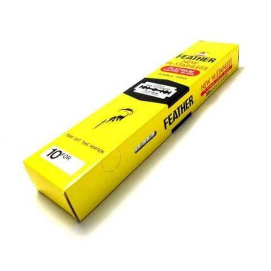 50 pcs Pisau Cukur Dua Sisi Feather