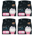 Wilkinson Sword Intuition Pisau Cukur Wanita Ultra Melembapkan, 12 Pcs