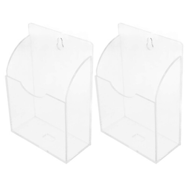 Tempat Sendok Es Krim Akrilik Transparan (2 Buah)