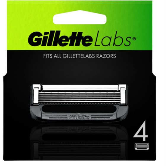 Gillette Labs Pisau Cukur Pengganti, 4 Pcs